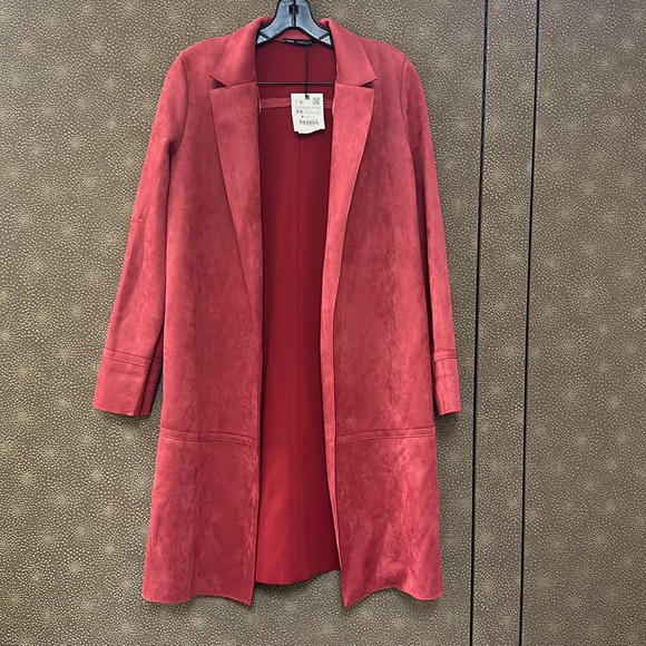 🔥🔥🔥NEW Zara Oversized Long Cardigan Jacket Size XS - Picture 2 of 9